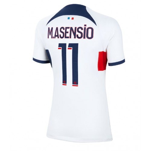 Dámy Fotbalový dres Paris Saint-Germain Marco Asensio #11 2023-24 Venkovní Krátký Rukáv